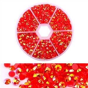 Punane Ab Rhinestone